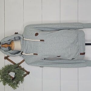 Naketano Hoodie Light Green Size Small